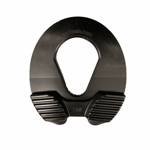 Almohadilla negra Doc Foals pequeña (se vende por pares)