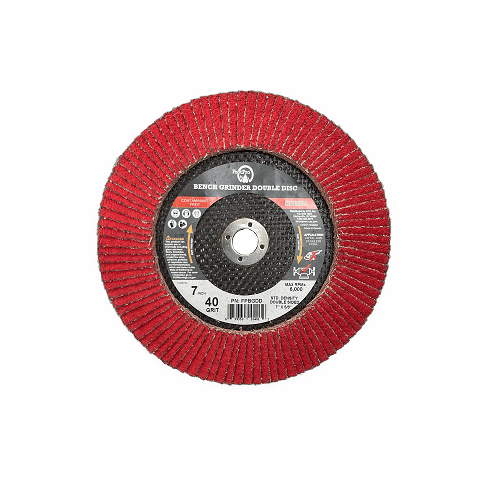 Amoladora de banco FootPro de doble disco